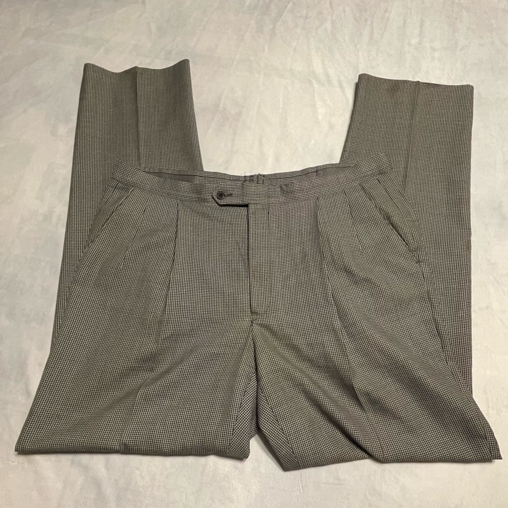 SANSABELT ltd men’s houndstooth dress pants waist 36 length 34